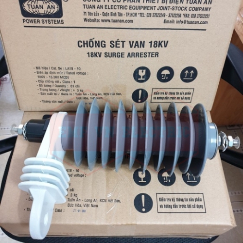 Chống sét van 18kV 10kA Class 1 - Tuấn Ân