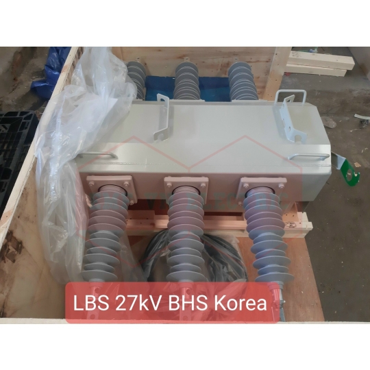 Cầu dao phụ tải LBS 27kV 630A 16kA-Hiệu BHS