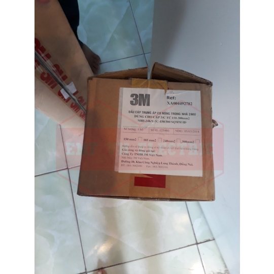 Đầu cáp ngầm 24kV co nhiệt trong nhà - Hiệu 3M